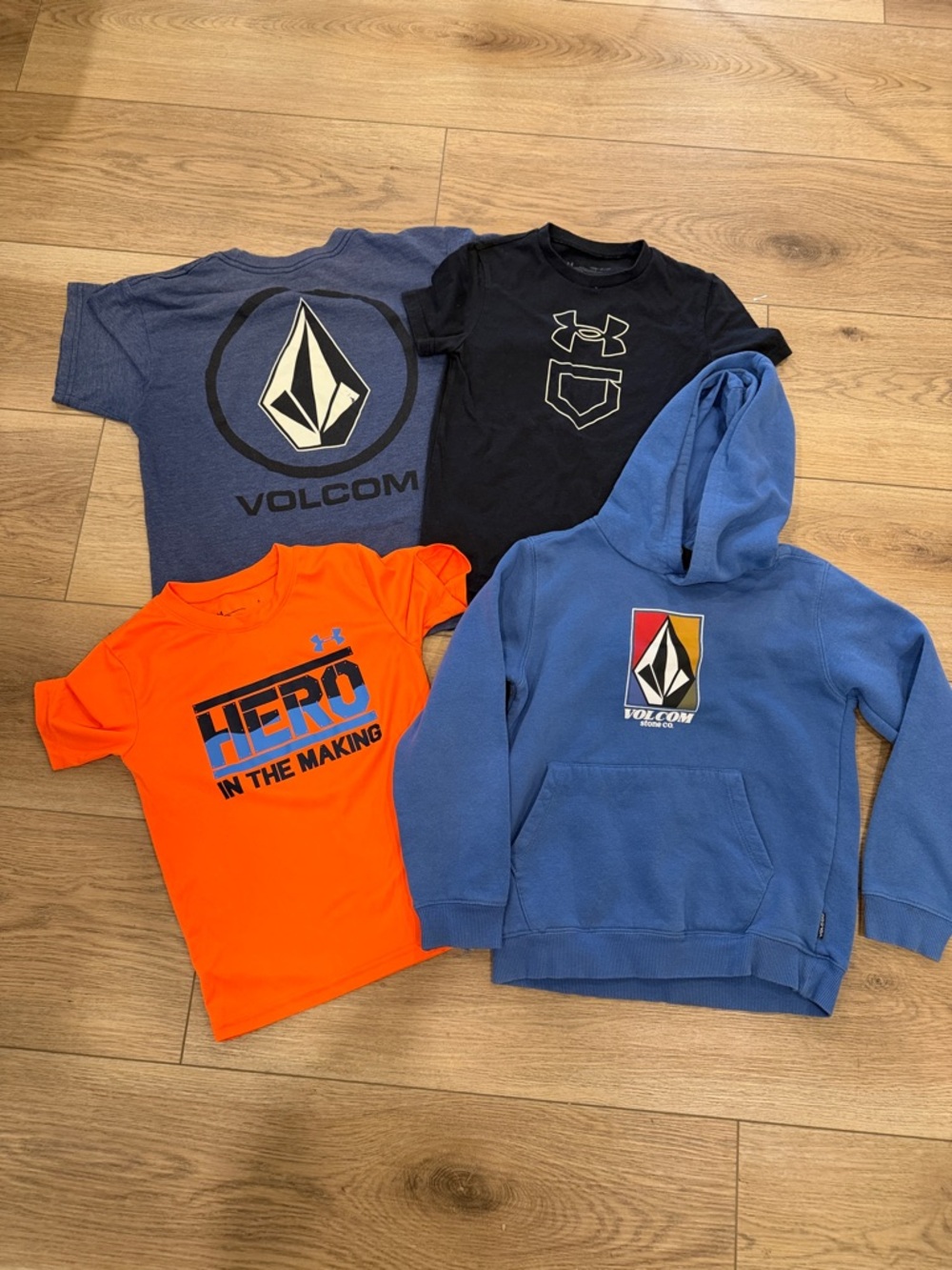 Bundle of Boys Volcom & Under Armour Size 6-8